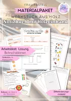 Vorschau - Unterrichtsreihen - Technik Werkstück - Notizbuch mit Holzeinband - Deckblatt