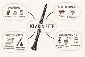 Vorschau - Arbeitsblätter - Arbeitsblatt "Klarinette" + Onlineübung & MP3 + Mindmap + Infografik - Seite 2