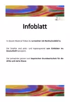 Vorschau - Arbeitsblätter - RS: Lernwörter tz - Seite 1
