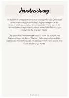 Vorschau - Arbeitsblätter - Krankenpaket - Krankenmappe, Krankenpost & Gute-Besserung-Karten - Seite 1
