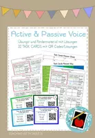 Vorschau - Arbeitsblätter - Active & Passive Voice - differenziertes Übungsmaterial mit Task Cards - Deckblatt