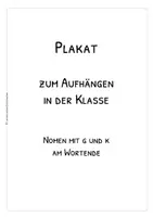 Vorschau - Arbeitsblätter - Auslautverhärtung – g oder k am Wortende (All-in-One-Paket) - Seite 2