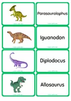 Vista previa - Juegos / Gamificación - Dinosaurs Flashcards - Speaking & Vocabulary Activity - página 3