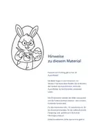 Vorschau - Mal- und Bastelvorlagen - Ostern Fensterdeko - 10 Stück Fensterbilder in 2 Versionen - Ausmalbilder - Mix 4 - Seite 1