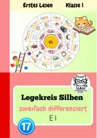 Vorschau - Fördermaterial/Inklusion - Legekreis Silben lesen Ei - zweifach differenziert - Deckblatt