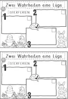 Vorschau - Arbeitsblätter - Materialpaket: Zwei Wahrheiten & eine Lüge (4 Versionen) - Deckblatt