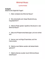 Vorschau - Arbeitsblätter - Minimal Music , Material und 3-st. Noten für Musizieren - Seite 3