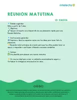 Vista previa - Para docentes: organización, planificación y formación - Template Reunión Matutina - página 2