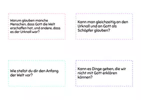 Vorschau - Arbeitsblätter - Urknall oder Schöpfung - Diskussion mit Karten - Seite 3