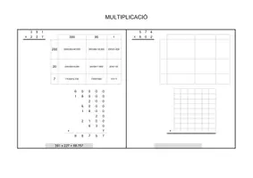 Vista previa - Hojas de trabajo - MULTIPLICACIÓ PER DESCOMPOSICIÓ - página 3
