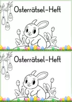 Vorschau - Arbeitsblätter - Ostern entdecken mit Köpfchen – Rätselspaß für Klasse 1/2 - Seite 1
