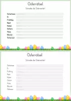 Vorschau - Arbeitsblätter - Ostern entdecken mit Köpfchen – Rätselspaß für Klasse 1/2 - Seite 2