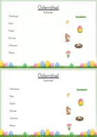 Vorschau - Arbeitsblätter - Ostern entdecken mit Köpfchen – Rätselspaß für Klasse 1/2 - Seite 3
