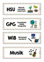 Vorschau - Poster - Stundenplan / Tagestransparenz für Grund-, Mittel- und Förderschule - Seite 3