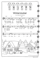 Vorschau - Arbeitsblätter - Winterzauber - Lied, Bildkarten, Audios, Ukulelenbegleitung - Seite 3