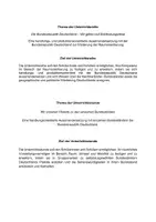 Vorschau - Stundenentwürfe - UB Sachunterricht_Bundesrepublik Deutschland - Deckblatt
