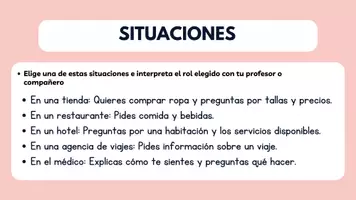 Vista previa - Presentaciones - EXPRESION ORAL A2 ESPAÑOL NIVEL PRE-INTERMEDIO - página 3