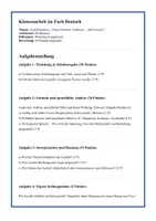 Vorschau - Test - Klassenarbeit Gedichtanalyse – „Muttertraum“ von Hans Christian Andersen (inkl. Erwartungshorizont) - Seite 1