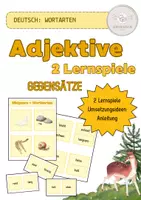 Vorschau - Stundenentwürfe - Materialpaket - Adjektive - Seite 1