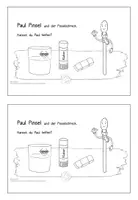 Vorschau - Arbeitsblätter - Kunst Klasse 1, Richtigen Umgang mit Pinseln/Malsachen lernen - Seite 2