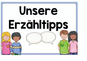 Vorschau - Präsentationen/Tafelbilder - Erzähltipps Zuhörtipps Roter Faden Aufbau einer Geschichte - Seite 2
