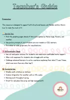 Vista previa - Unidades / Secuencias / Situaciones de Aprendizaje - Spring Counting & Graphing: Bugs, Flowers & Weather - página 2