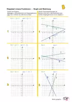 Vorschau - Arbeitsblätter - Klapptests Lineare Funktionen Graph und Gleichung - Seite 1