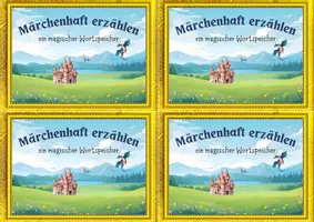 Vorschau - Arbeitsblätter - Wortspeicher Märchen: Märchenhaft erzählen und schreiben - Seite 1