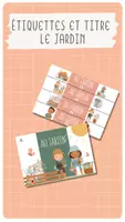 Aperçu - Affichage - 🌿 Étiquettes et Titre – Le Jardin - Page de couverture