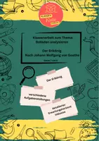 Vorschau - Arbeitsblätter - 📚 Klassenarbeit: Ballade analysieren – „Der Erlkönig“ von Johann Wolfgang von Goethe 🌫️👑 (inkl. EWH) - Deckblatt