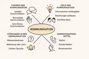 Vorschau - Arbeitsblätter - Lernposter + Arbeitsblätter zum Thema "Kommunikation" + Lösung & Fragen & MP3 + Mindmap + Infografiken - Seite 3