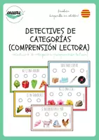 Vista previa - Tarjetas / Manipulativos - DETECTIVES DE CATEGORÍAS (COMPRENSIÓN LECTORA) - Portada