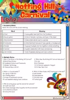 Vorschau - Arbeitsblätter - Notting Hill Carnival Reading - Grade 8 - Seite 1