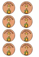 Vorschau - Bildkarten - Buttons Giraffenklasse EnjoyYourAfternoon - Seite 3