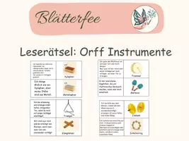 Vorschau - Spiele - Leserätsel zu den Orff Instrumenten - Seite 1
