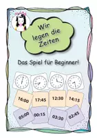Vorschau - Spiele - Sparpaket - Wir lernen die Uhrzeit! - Seite 1