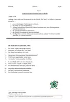 Vorschau - Klassenarbeiten - Klausur Lyrik des Expressionismus Alfred Lichtenstein - Seite 3