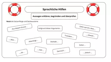 Vorschau - Anderer Materialtyp - Sprachliche Hilfen - Seite 1