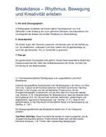 Vorschau - Stundenentwürfe - Breaking Unterrichtsmaterial: Komplettes Materialpaket für Schule & Tanz - Seite 2