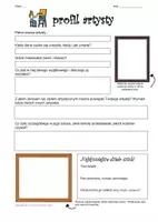 zapowiedź - Sztuka: Stwórz profil artysty (PDF) - obwoluta