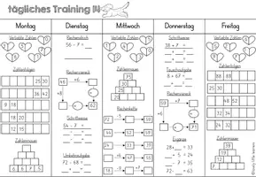 Vorschau - Arbeitsblätter - tägliches Training 14 - Wiederholung ZR 100 - Seite 2