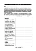 Vorschau - Arbeitsblätter - Analyzing a political speech (Checklist/Feedback) - Seite 3