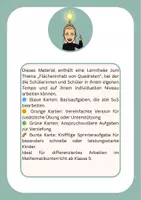 Vorschau - Arbeitsblätter - Lerntheke Flächeninhalt Quadrat - Seite 1