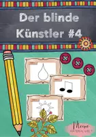 Vorschau - Mal- und Bastelvorlagen - Kennenlernspiel "Der blinde Künstler #4" - Deckblatt