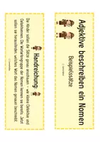 Vorschau - Präsentationen/Tafelbilder - Adjektive: Forscheraufgabe Adjektive beschreiben ein Nomen - Seite 2