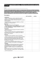 Vorschau - Arbeitsblätter - Writing an argumentative essay (Checklist/Feedback) - Seite 1