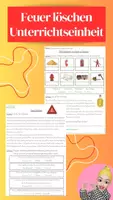 Vorschau - Arbeitsblätter - Feuer - Feuer löschen - Deckblatt