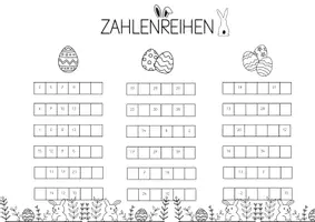 Vorschau - Arbeitsblätter - Zahlenzauber im Osternest – Von einfach bis herausfordernd - Seite 1