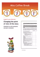 Vorschau - Arbeitsblätter - Changing the point of view / narrative perspective (Checklist/Feedback) - Deckblatt