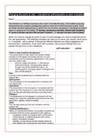 Vorschau - Arbeitsblätter - Changing the point of view / narrative perspective (Checklist/Feedback) - Seite 1